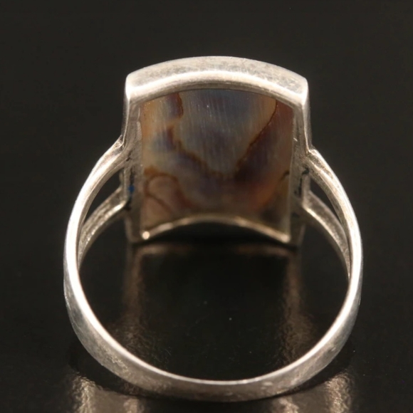 Abalone Sterling Silver Ring - Picture 5 of 7